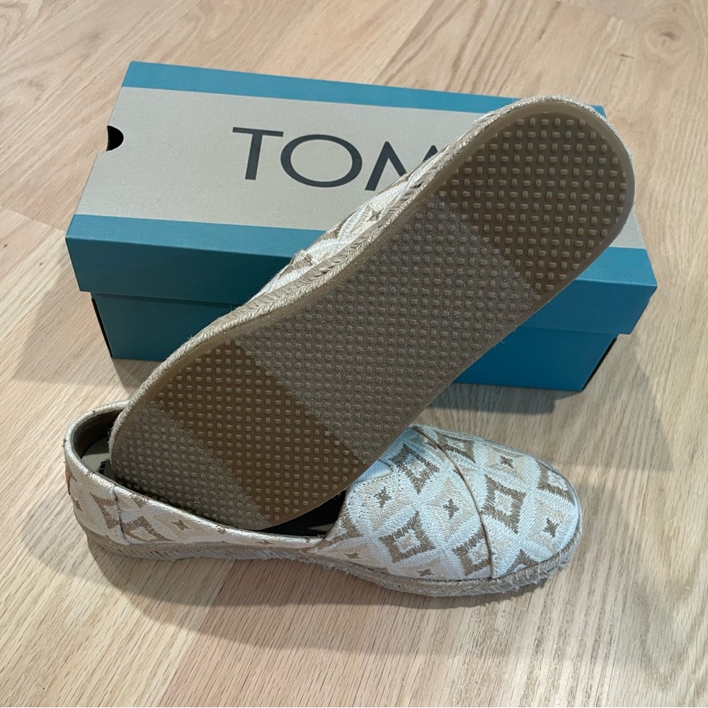 TOMS Women's Alpargata Rope 2.0 Natural Geometric Espadrilles